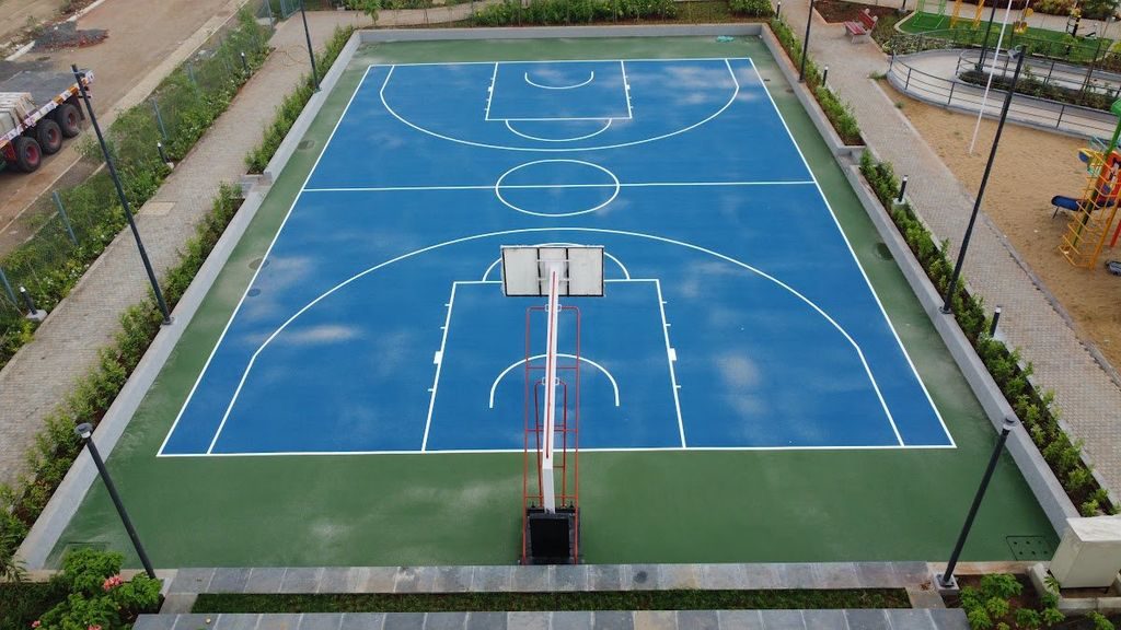 Sport fields — basketball court