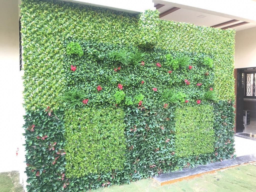 Vertical gardening — green facades