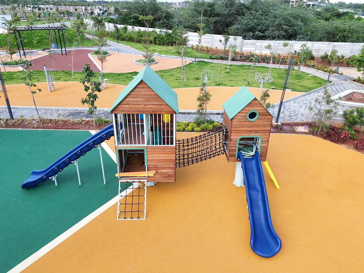 Play Houses on Safety Flooring